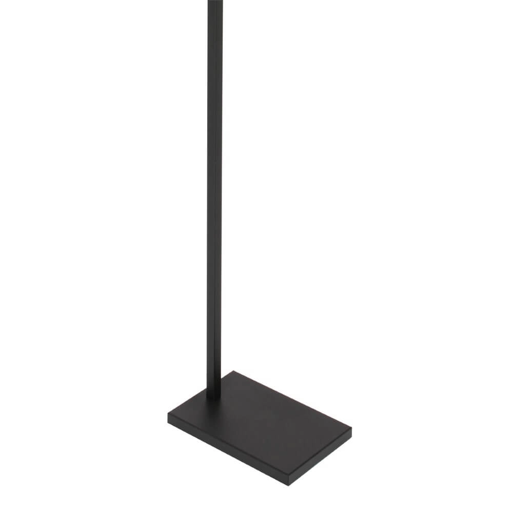 Zwarte vloerlamp Stang met rookglas Steinhauer 8712746167696