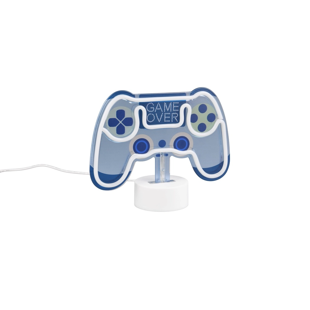 Neon tafellamp Control blauw Trio 4017807600803