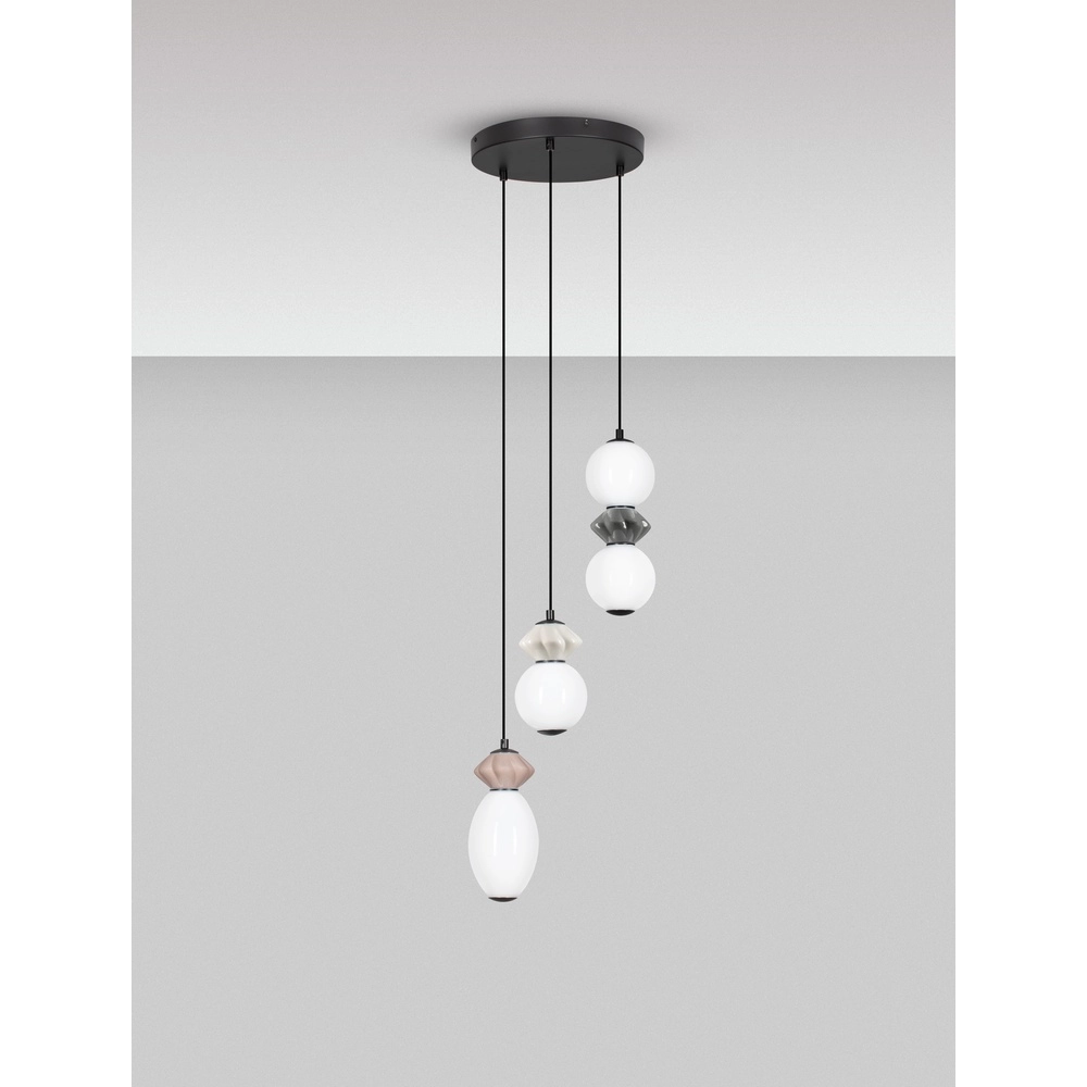 Hanglamp Pallina 3-lichts Lyora 5212017484024