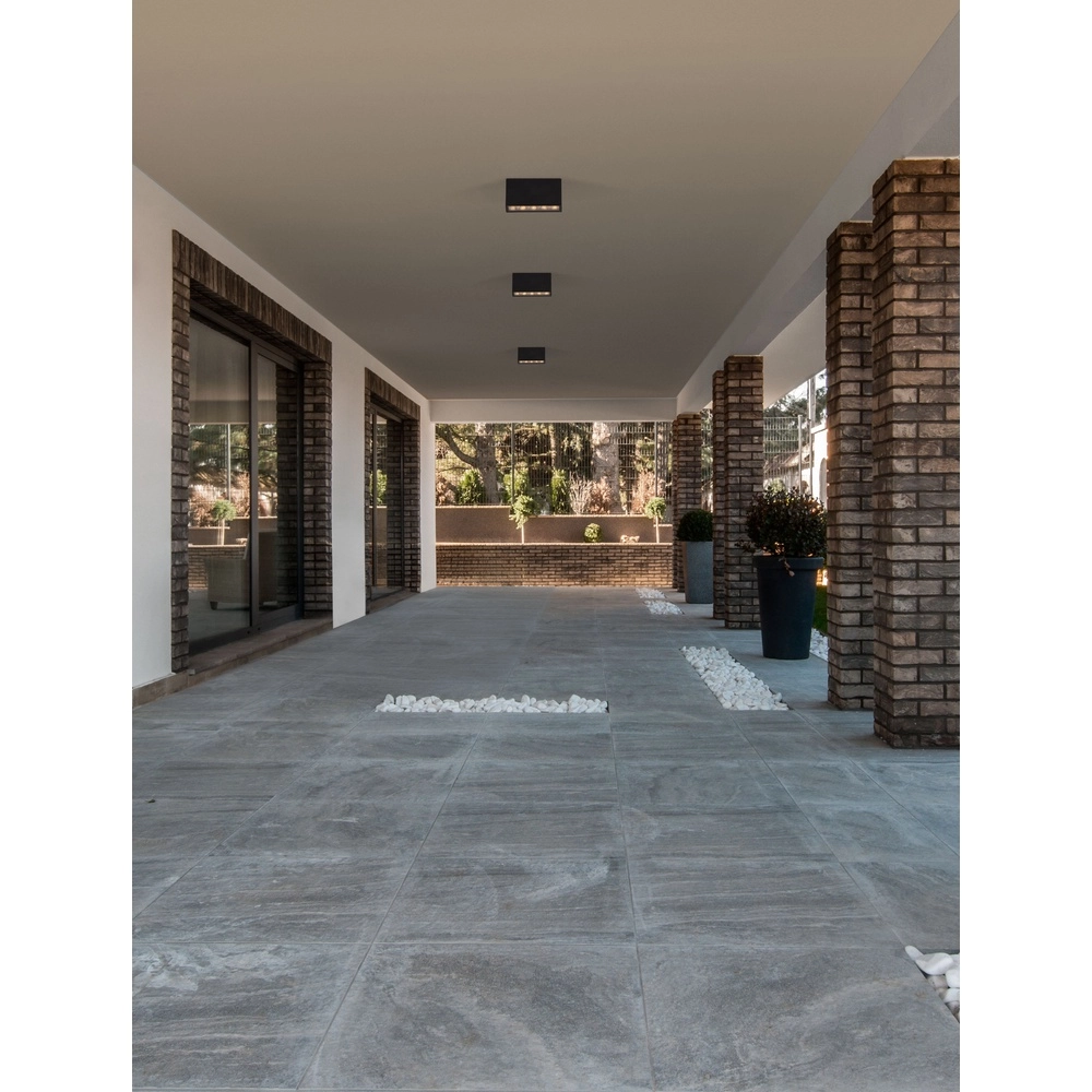 Plafondlamp Jax rechthoek antraciet Lyora 5212017481382