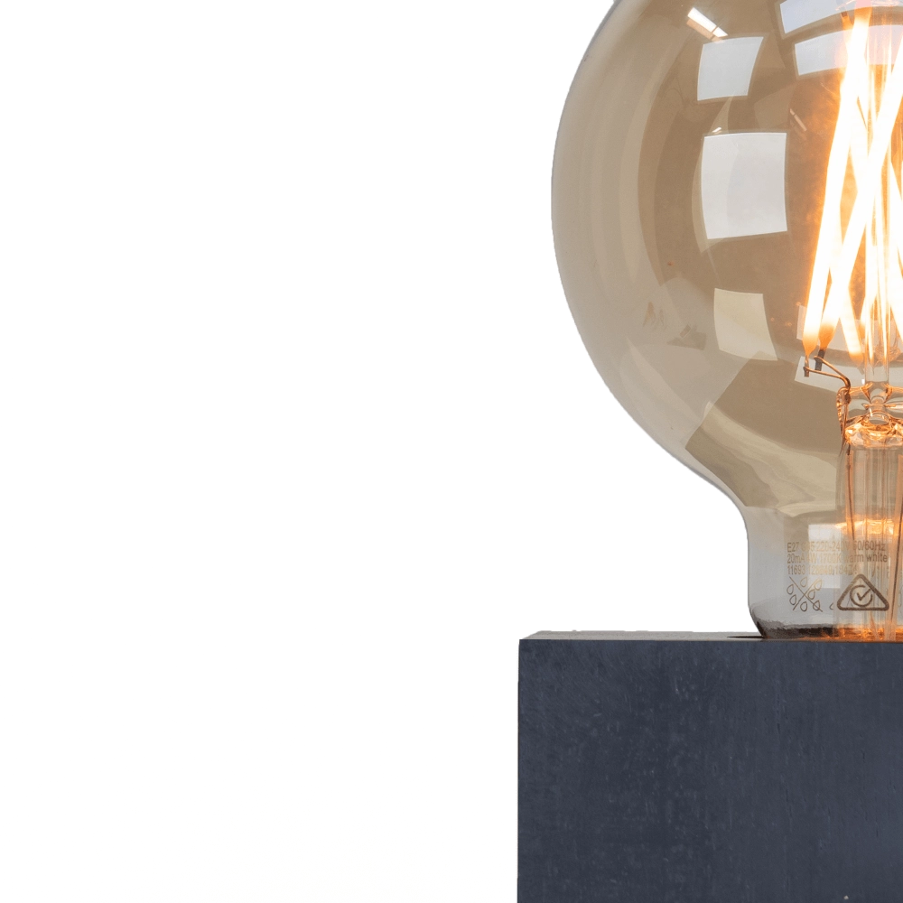 Tafellamp Prestwick 2 Donker hout Eglo 9002759437343