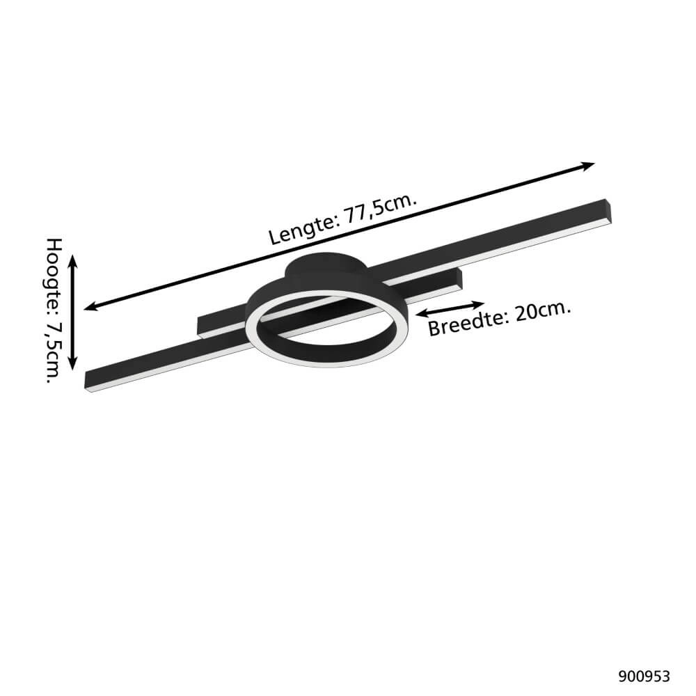 Witte led plafondlamp Amandolo Eglo 9008606275052