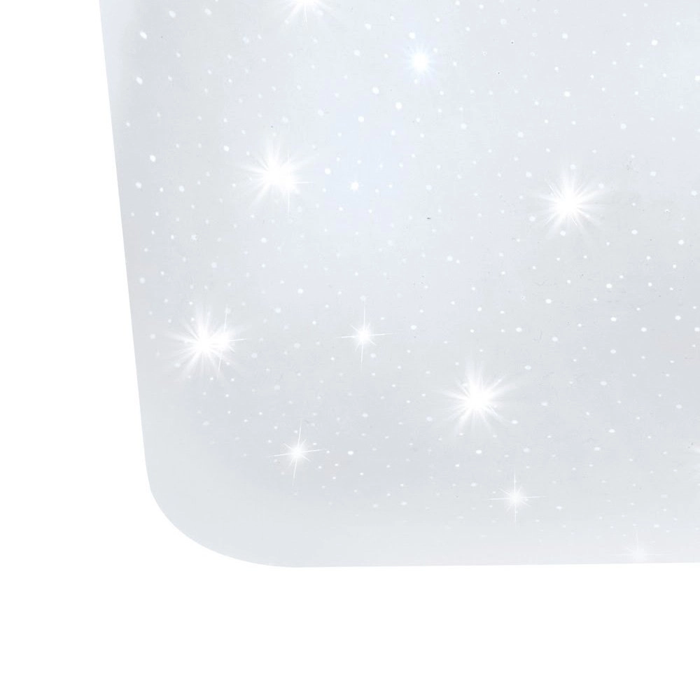 Vierkante plafondlamp Frania-S 43cm - 3000K stereffect wit Eglo 9002759978839