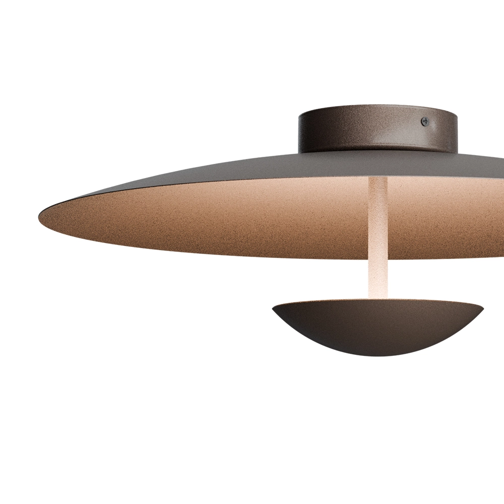 Plafondlamp 16cm Scala Ø 45cm cacao bruin Masterlight 8718121397450