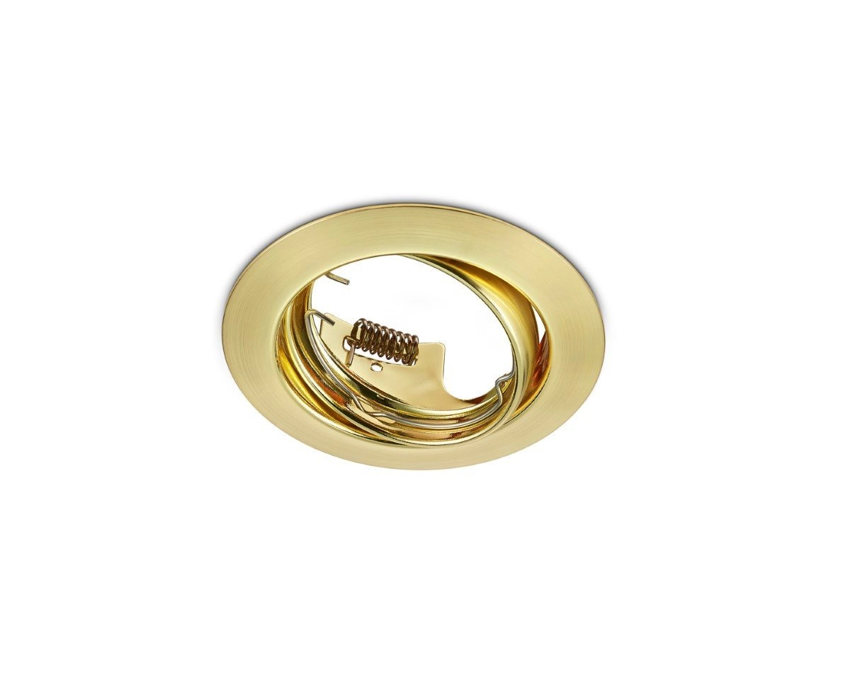Ronde inbouwspot Jura GU10 8,3cm goud