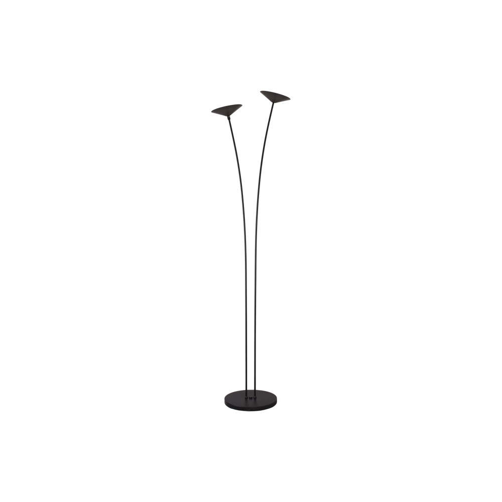 2-lichts vloerlamp Ceppo zwart Masterlight 8718121348612