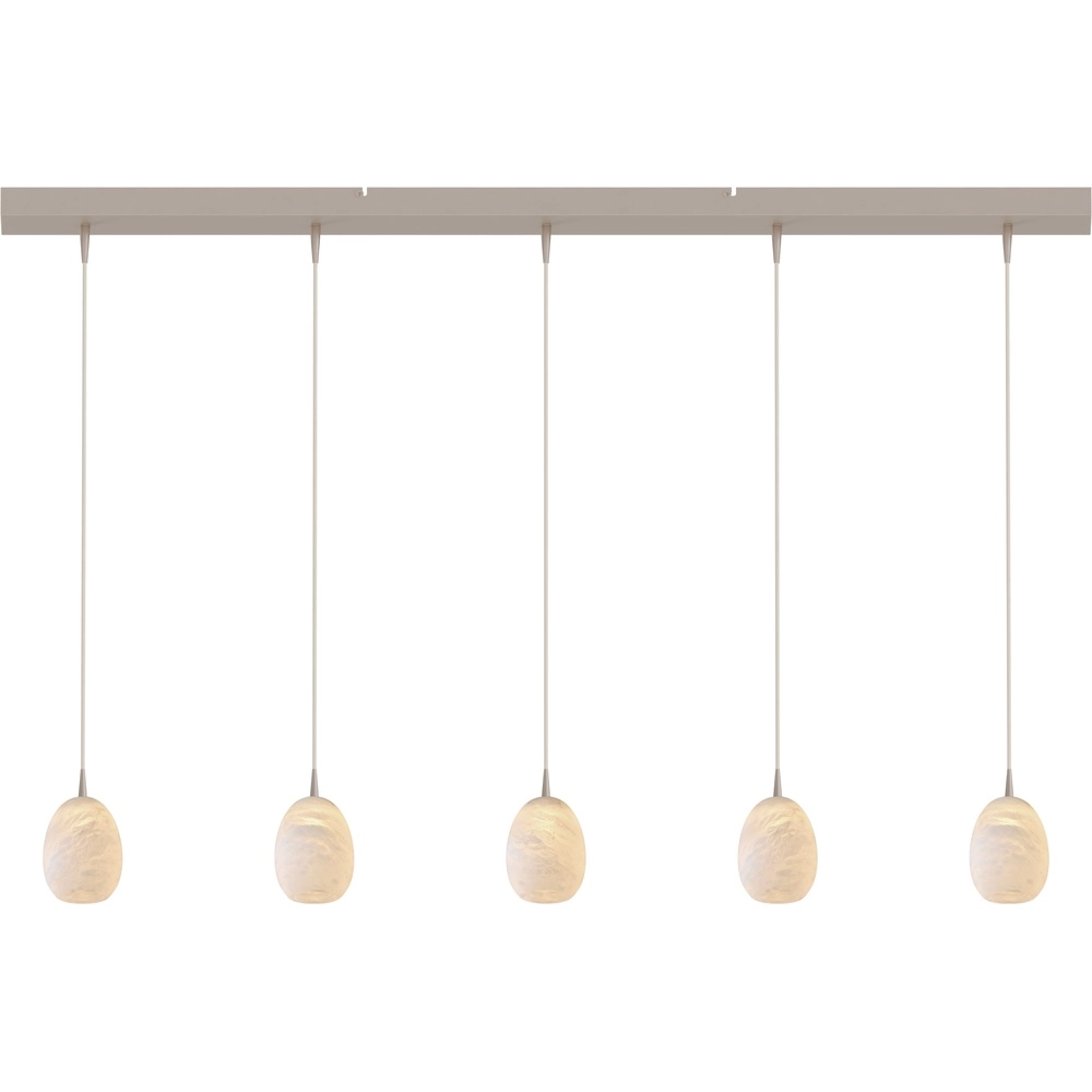 Design hanglamp Alta 5-lichts beige terra