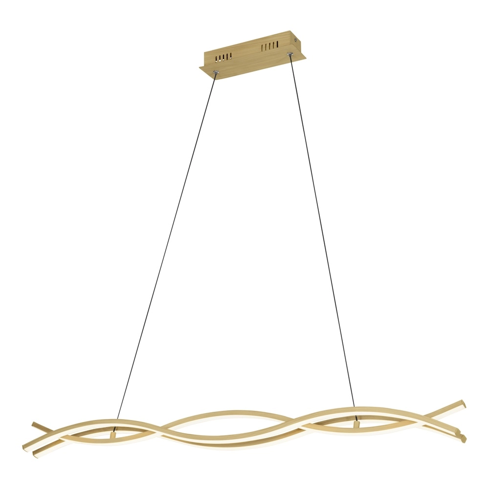 Houtlook led hanglamp Lasana 4 90cm Eglo 9008606310326