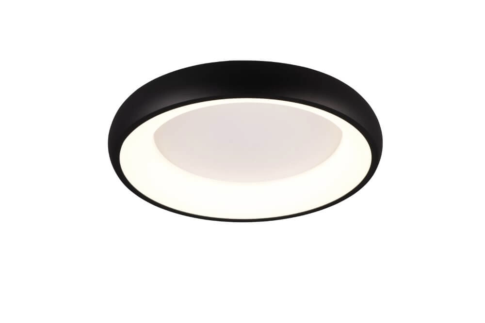 Led plafondlamp Cardona zwart - Ø 45cm Trio 4017807613902