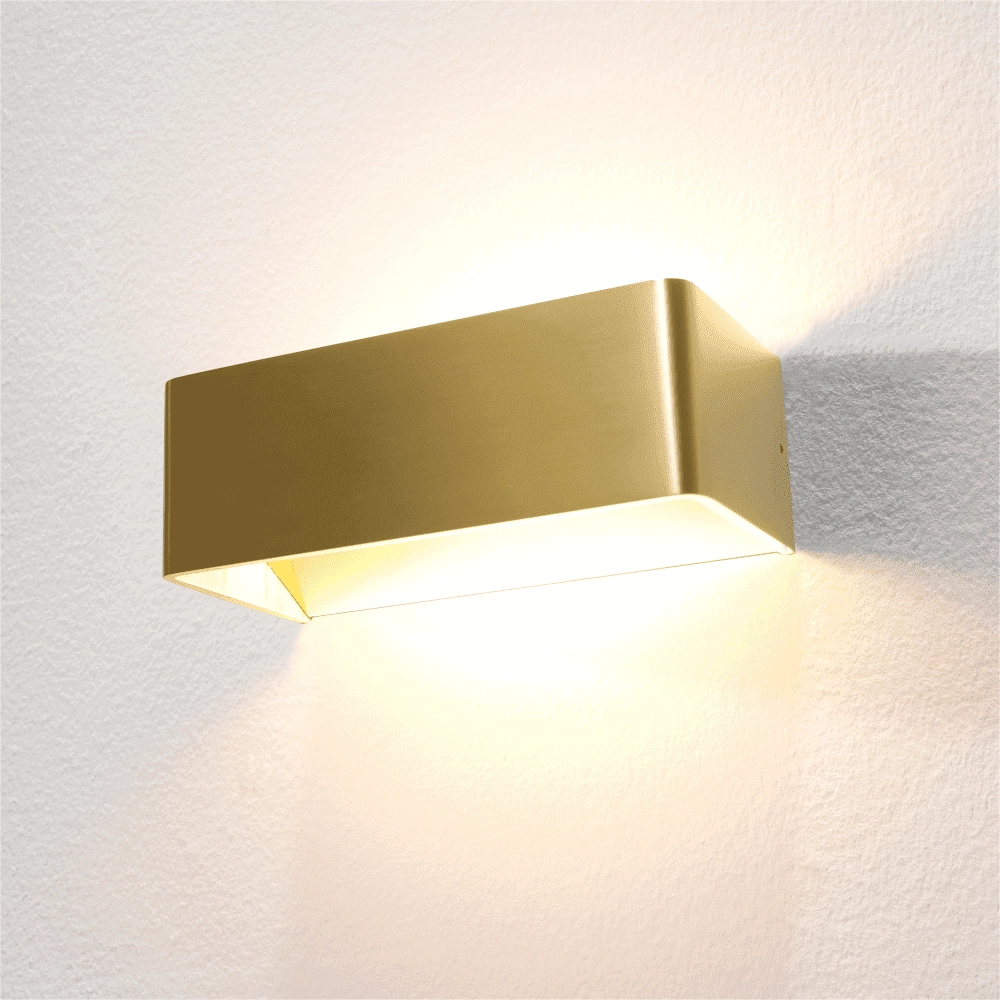 Gouden muurspot Mainz met led Artdelight 8719831735327