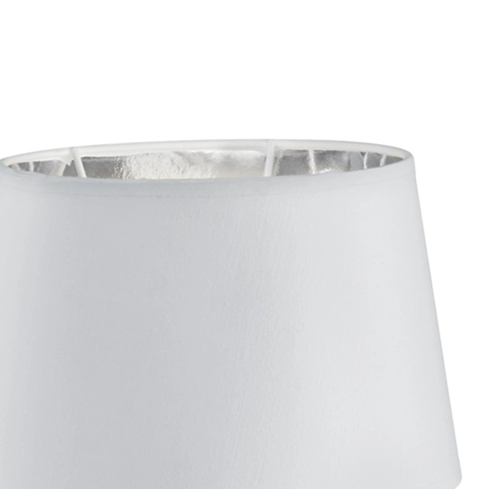 Design tafellamp Taba grijs met witte lampenkap Trio 4017807377491