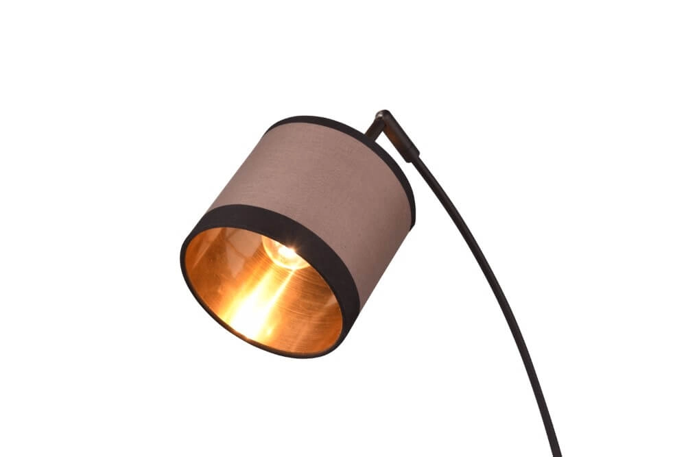 Staande lamp Davos taupe 3-lichts Trio 4017807574364