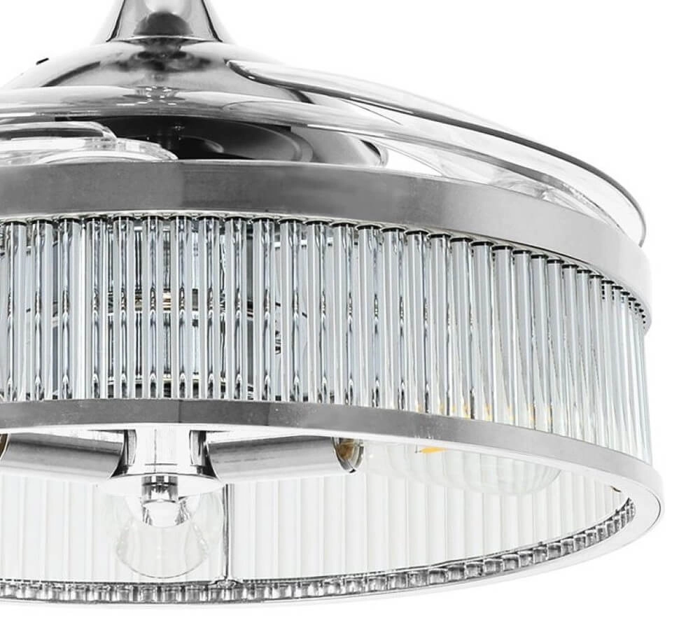 Chrome plafondventilator Fanway Corbelle Ø 122cm Beacon 9333509144007