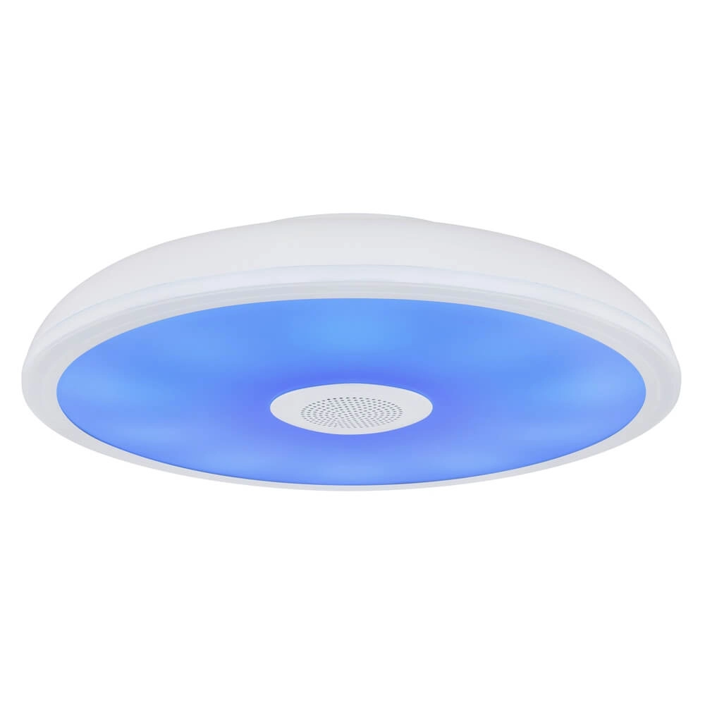 Witte plafonniere Raffy Ø 28cm Globo 9007371421848