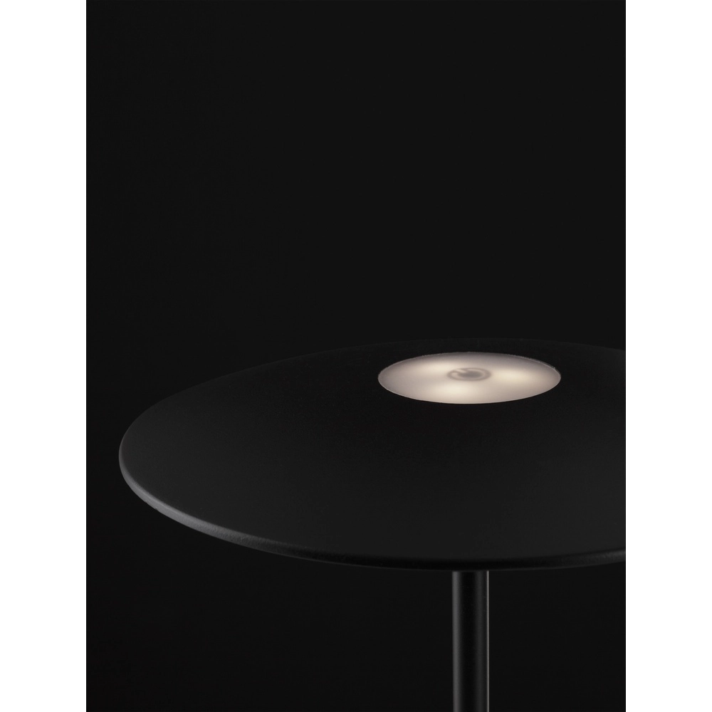 Tafellamp Fumo oplaadbaar zwart Lyora 5212017432636