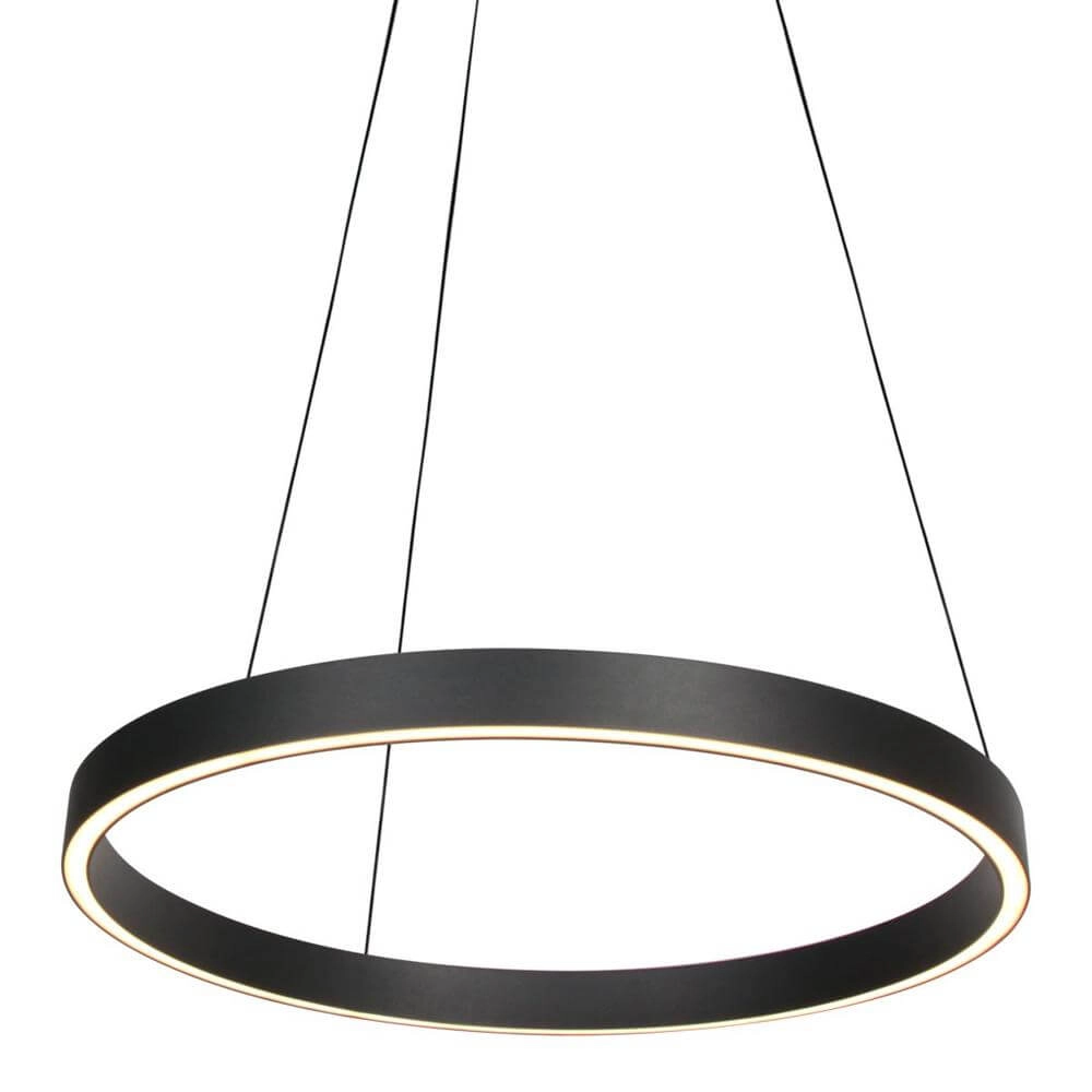 Moderne hanglamp Mykty zwart Ø 60cm Steinhauer 8712746178203