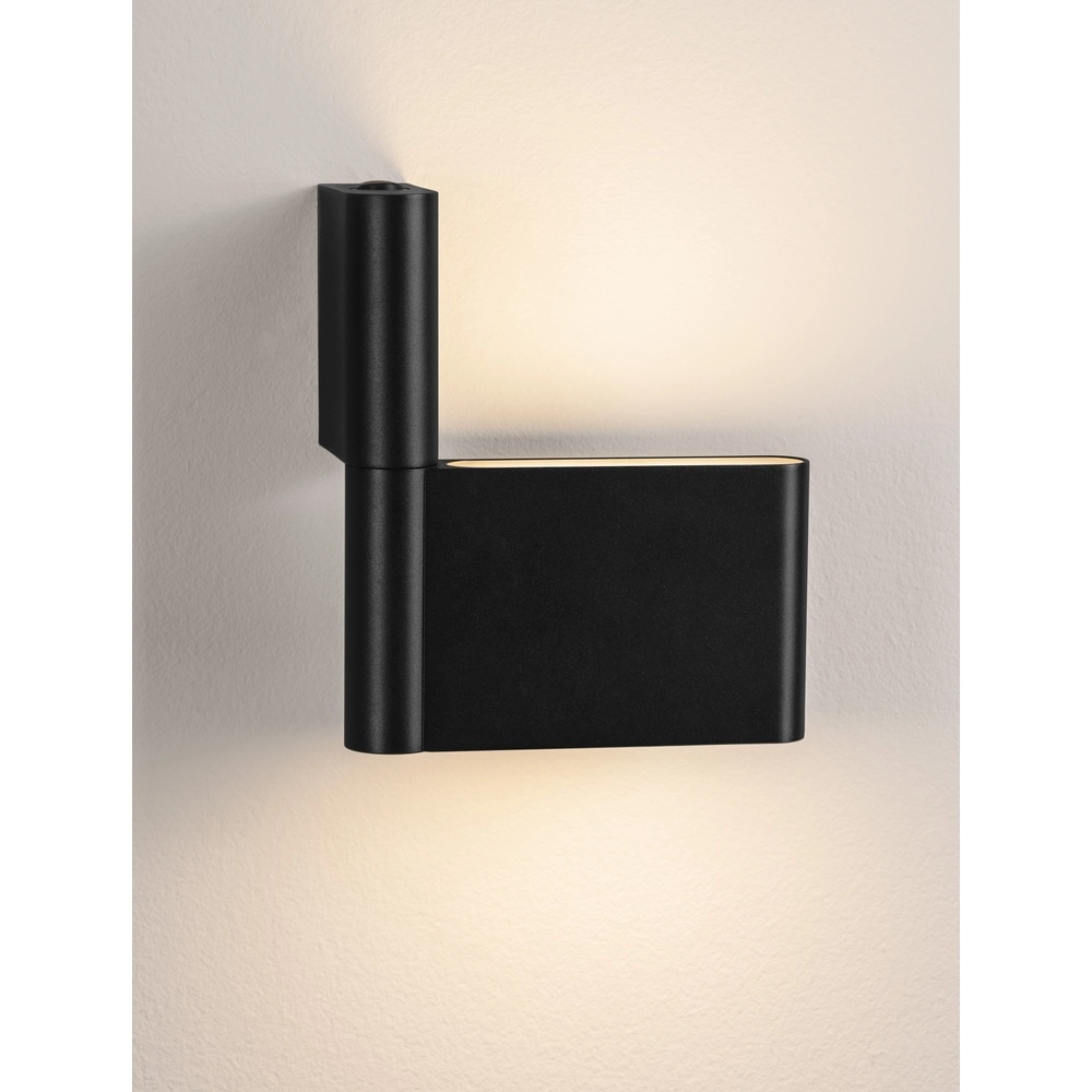 Wandlamp Flusso zwart Lyora 5212017478115