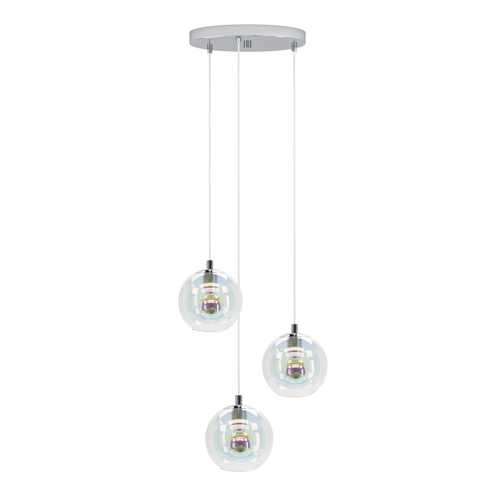 Hanglamp Ariscani 2 3-lichts chroom rond Eglo 9008606358106