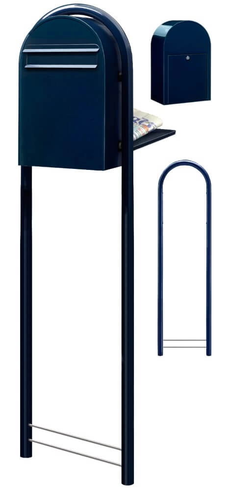 Brievenbus Classic B 5004 Zwartblauw Bobi 6417237006288