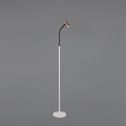 Design vloerlamp Taryn mokka bruin Trio 4017807685770