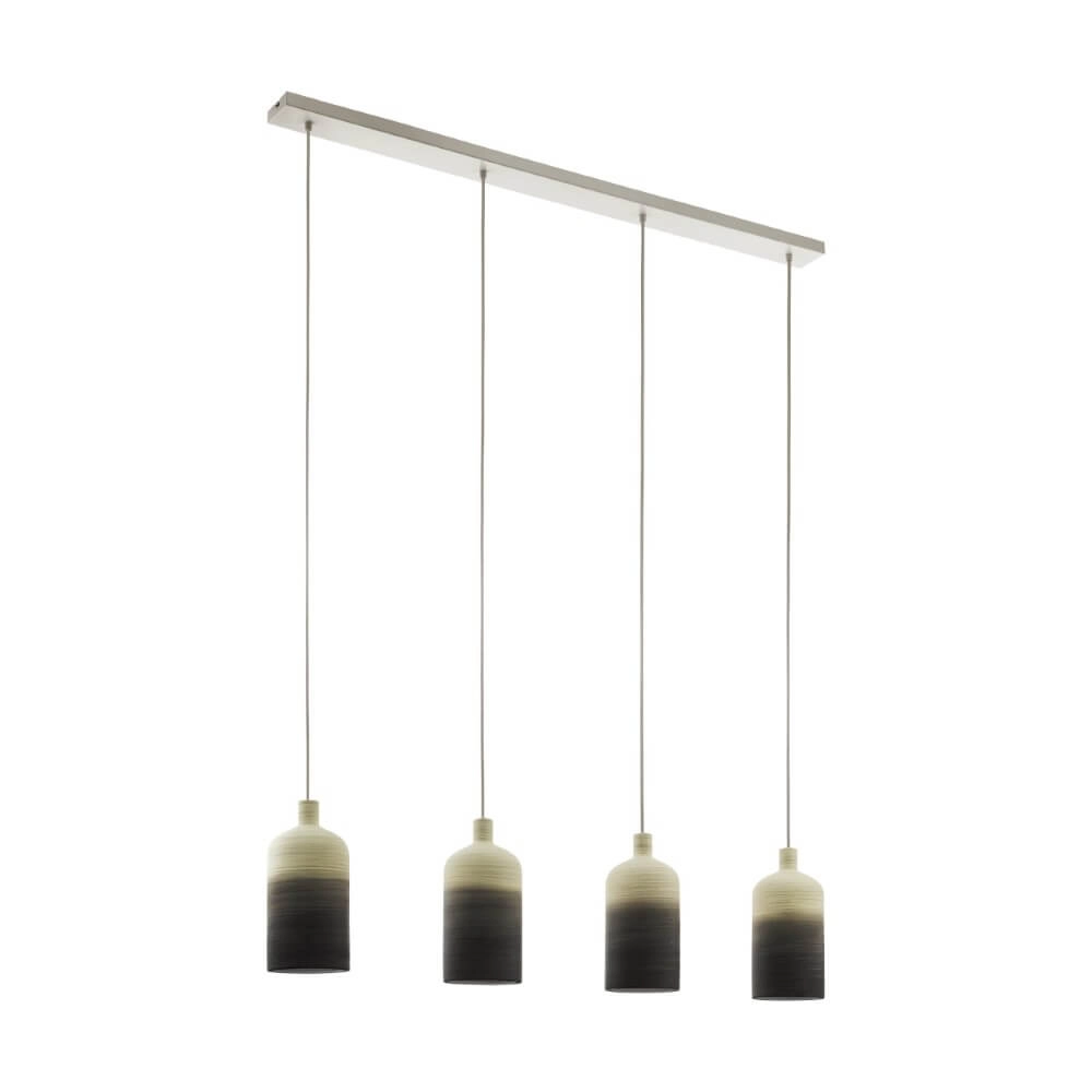 4-lichts hanglamp Azbarren beige 4-lichts hanglamp Azbarren beige