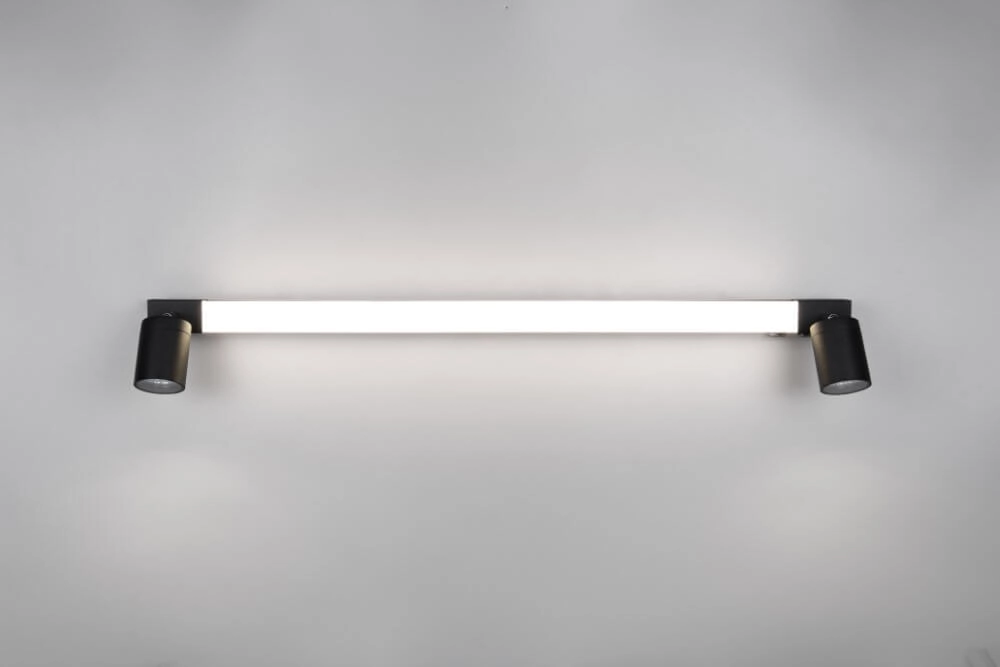 Spiegellamp Enrico 90cm - zwart Trio 4017807615654