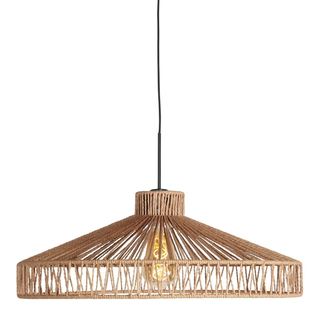 Hanglamp Ropex met rotan kap Ø50cm