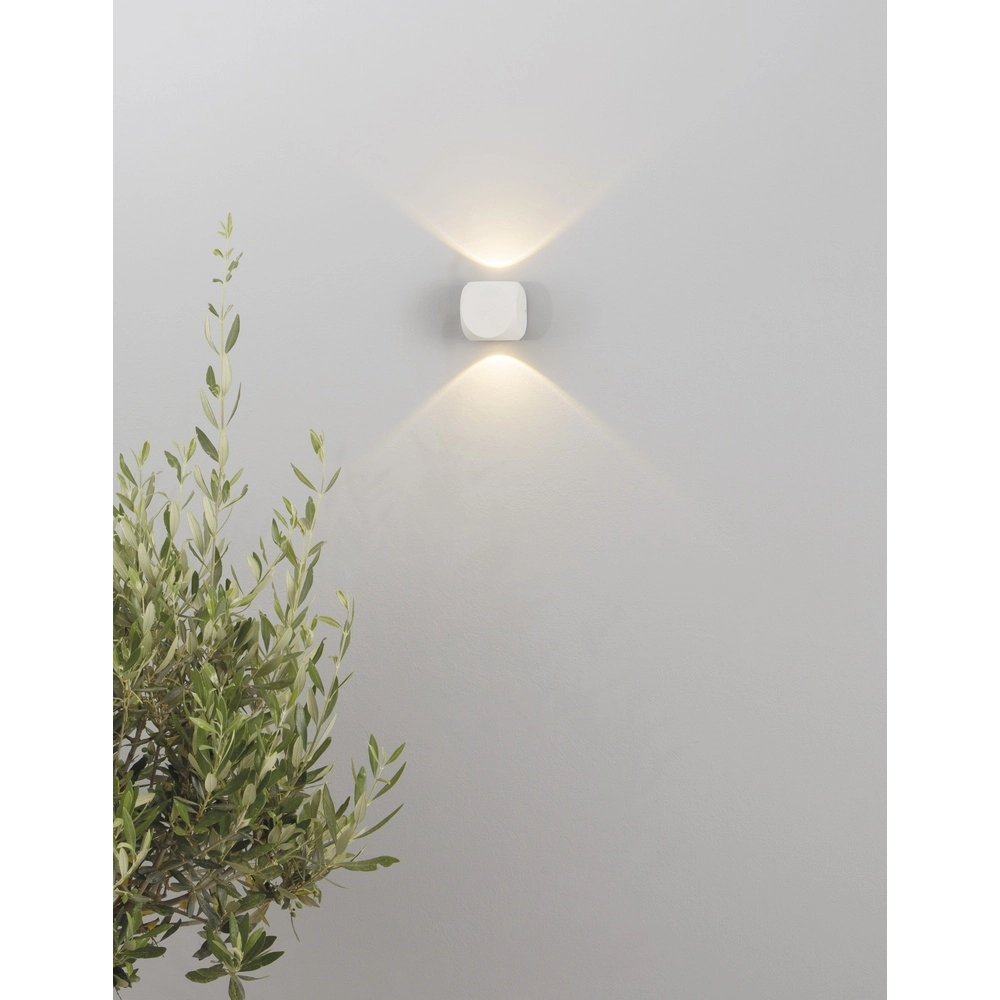 Unieke wandlamp Zari 2-lichts wit Lyora 5212017419224