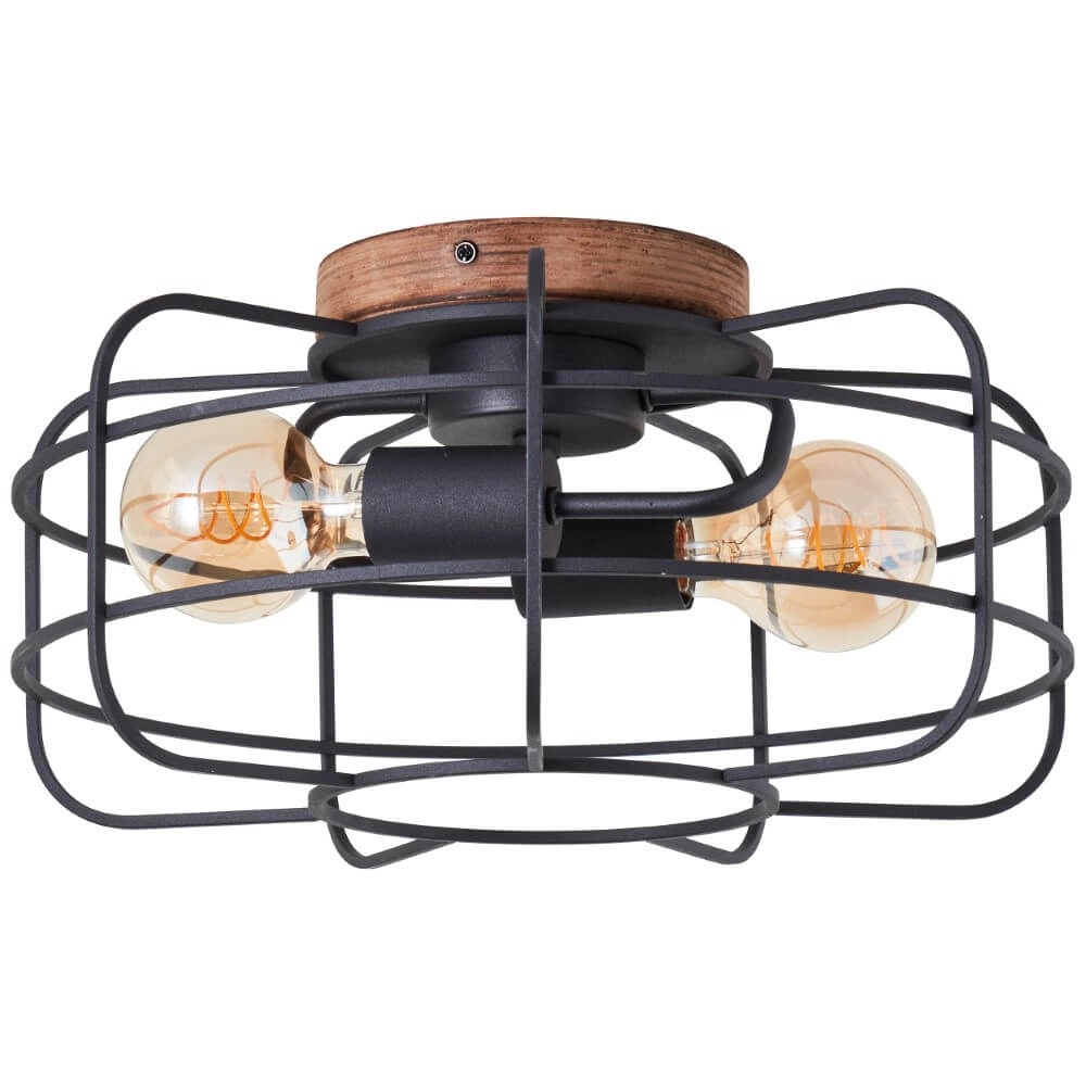 Landelijke plafondlamp Gwen Ø 40cm Brilliant 4004353408410