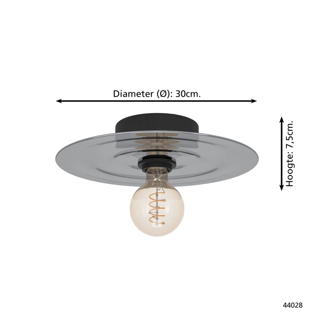 Design plafondlamp Lintmill Ø 30cm - 1x E27 Eglo 9002759440282