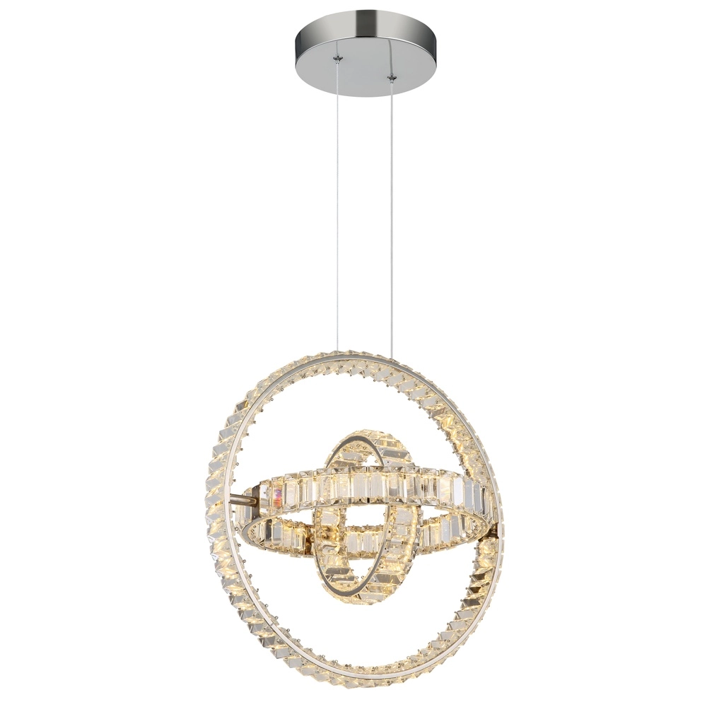 Unieke hanglamp Neil chroom Globo 9007371516414