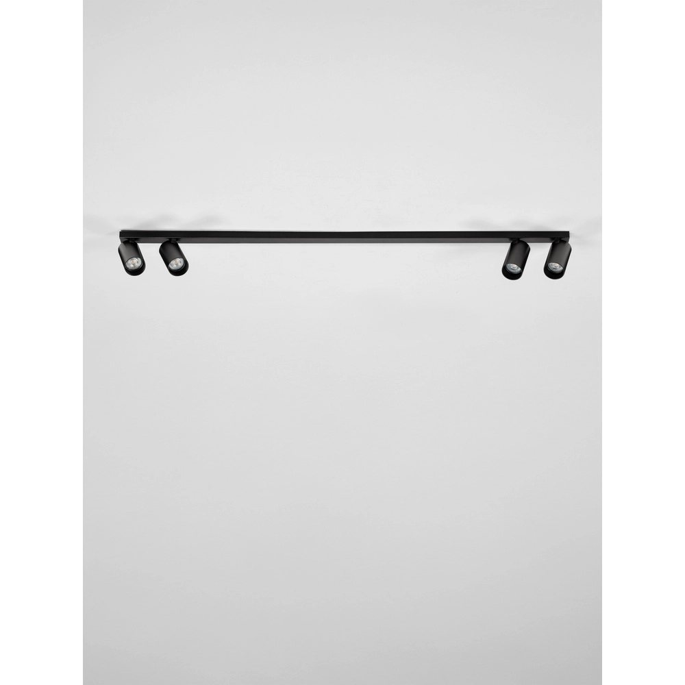 4-lichts plafondlamp Oso zwart Lyora 5212017465085