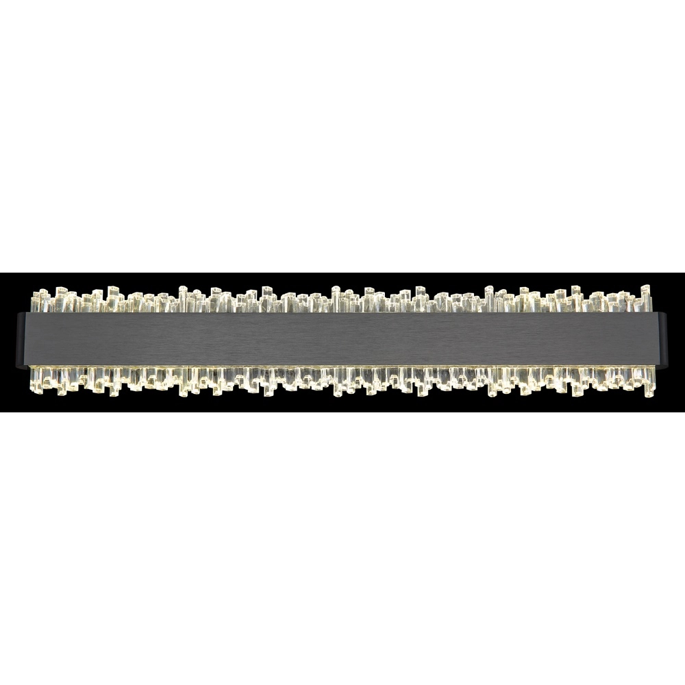 Zwarte wandlamp Stalagmita 48cm Globo 9007371566754