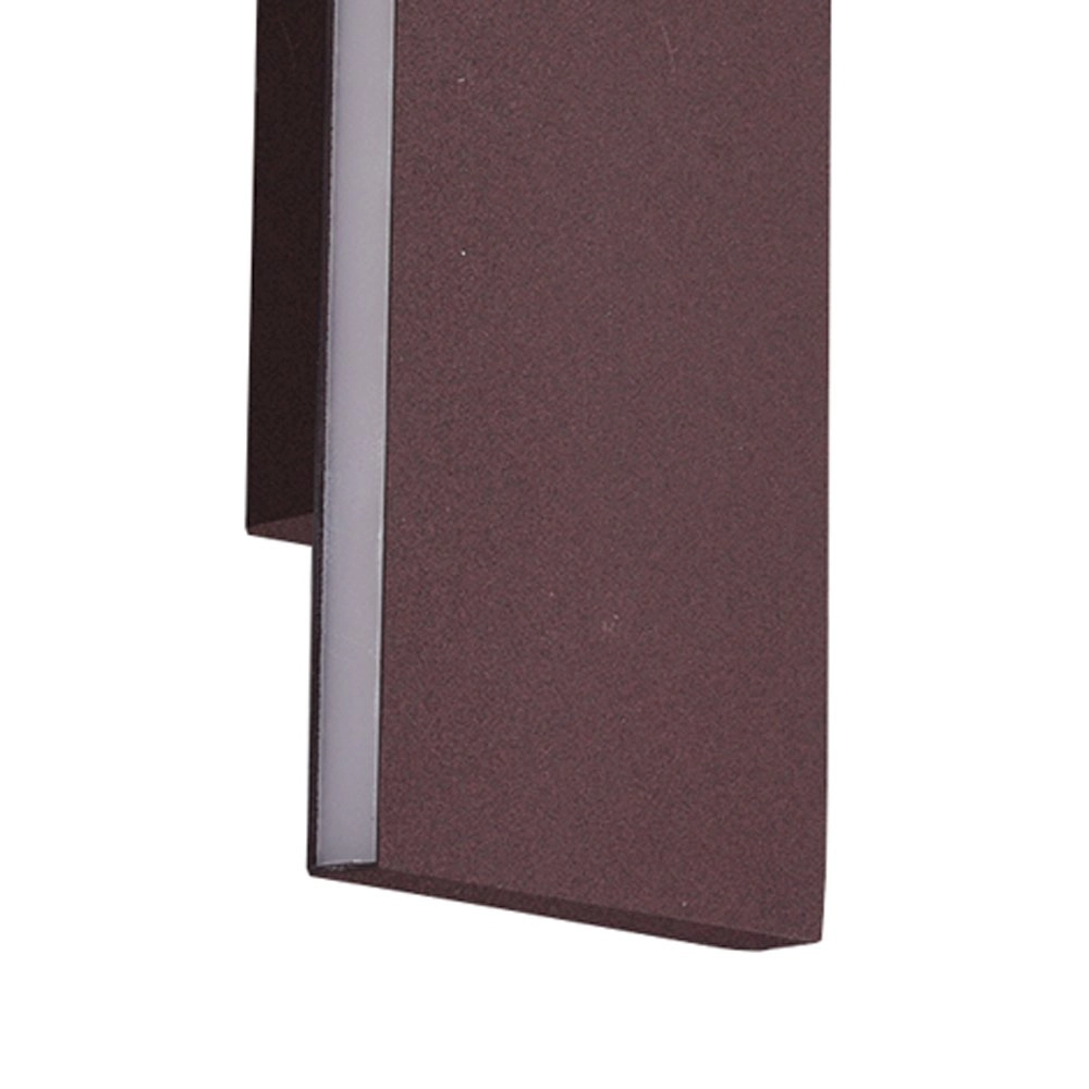 Roestbruine wandlamp Concha 58cm bruin Trio 4017807404517