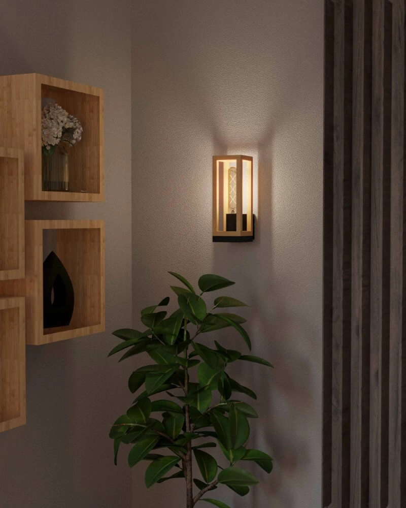 Houten muurlamp Nafferton Eglo 9002759437459
