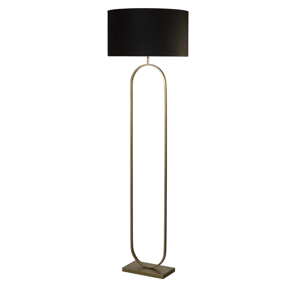 Vloerlamp Modish brons met bronse kap Vloerlamp Modish brons met bronse kap