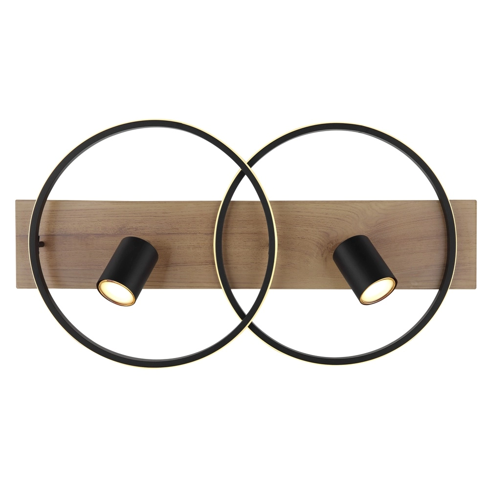 Plafondlamp Danny zwart Globo 9007371437696
