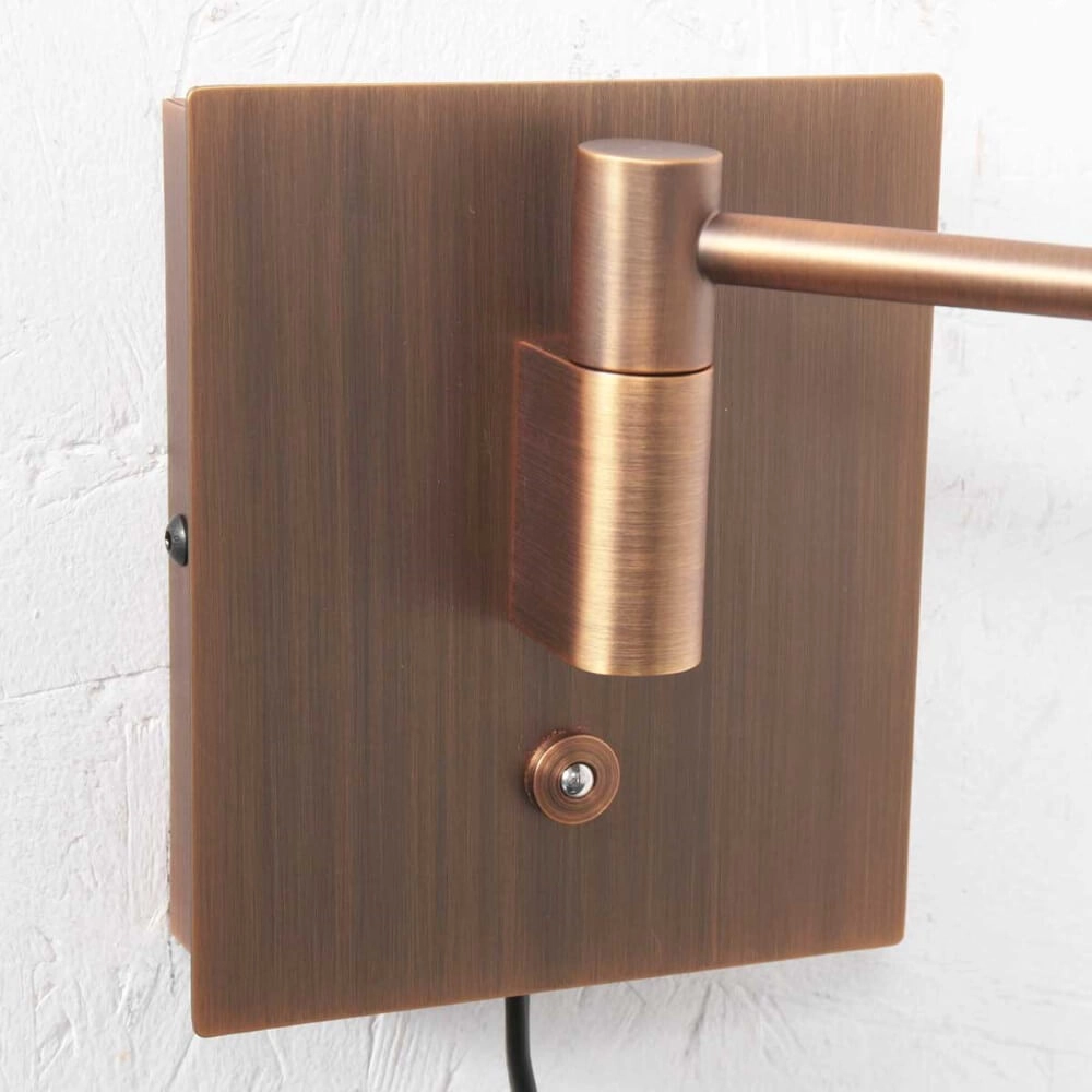 Bronzen wand leeslamp Retina Steinhauer 8712746166026