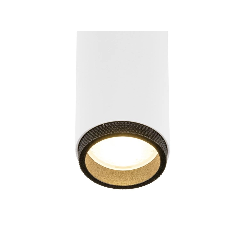 Opbouwspot Grip! M wit met zwart 3000K SLV 4024163304672