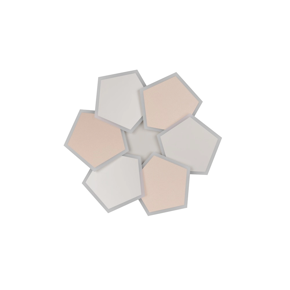 Unieke plafondlamp Zaya S mokka bruin Trio 4017807684995