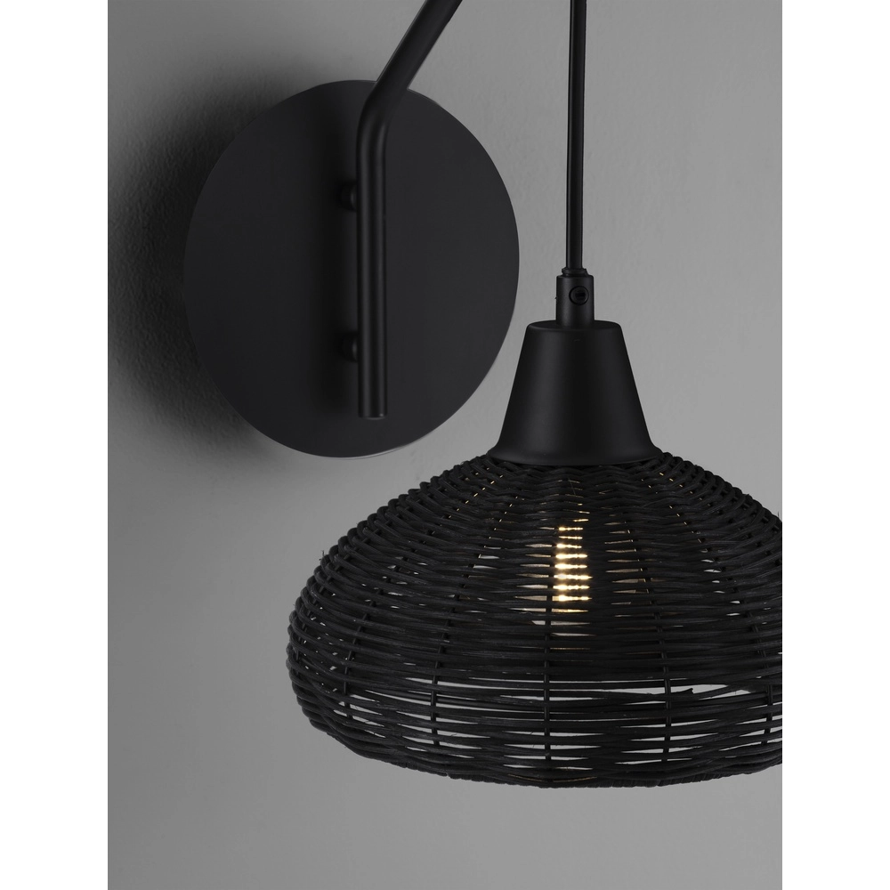 Wandlamp Fado zwart Lyora 5212017453020