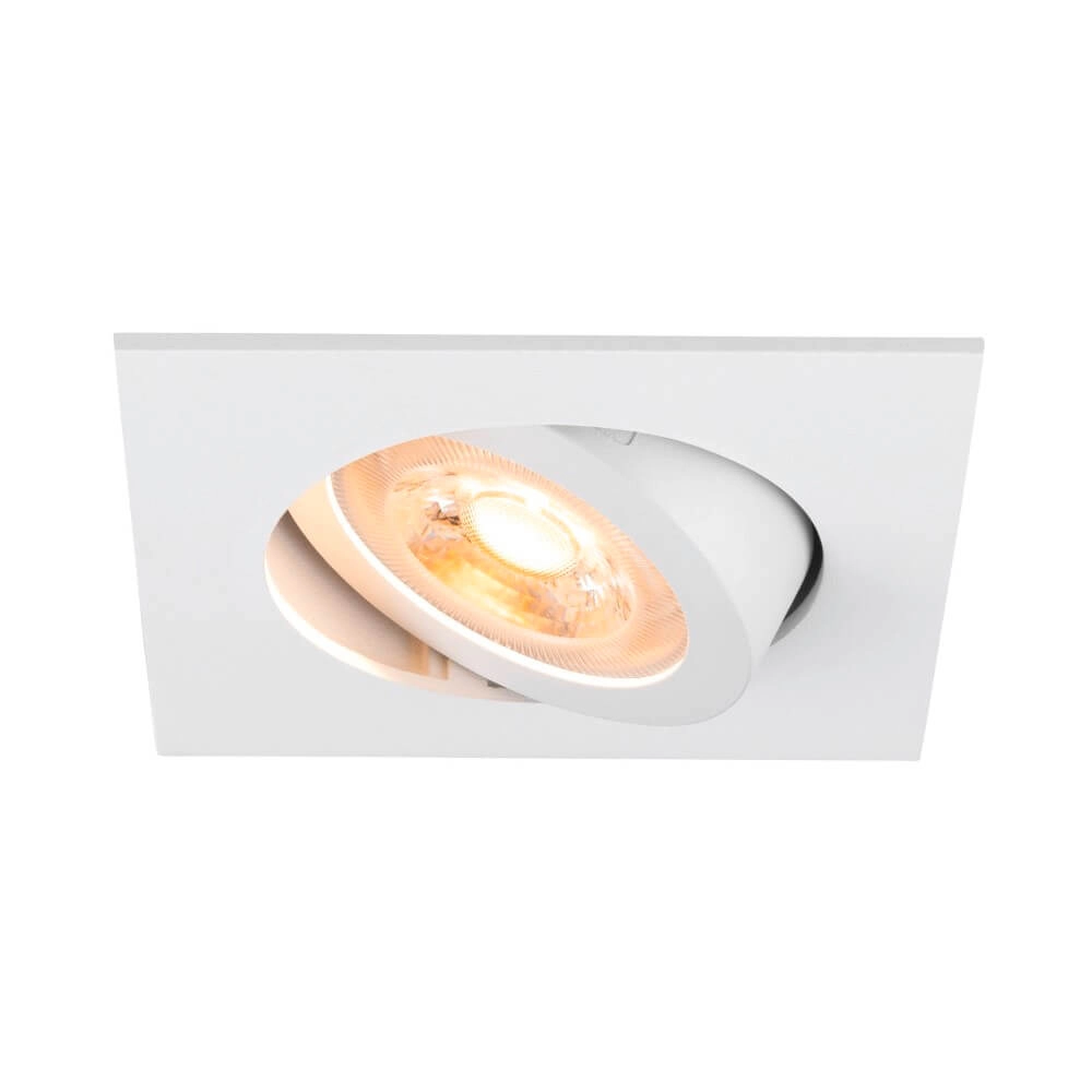Inbouwspot New Tria 68 vierkant - wit - GU10