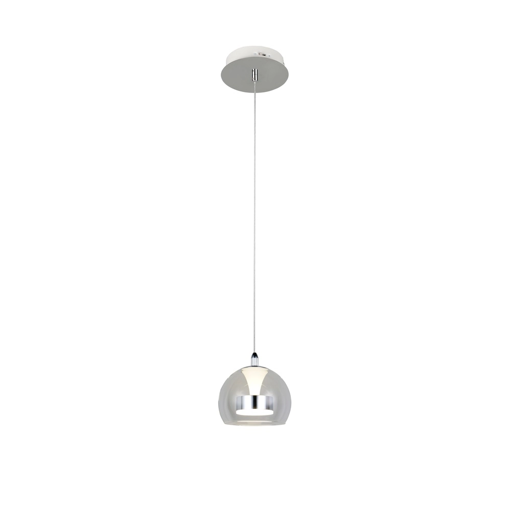 Hanglamp Flynt enkel chroom Trio 4017807670981