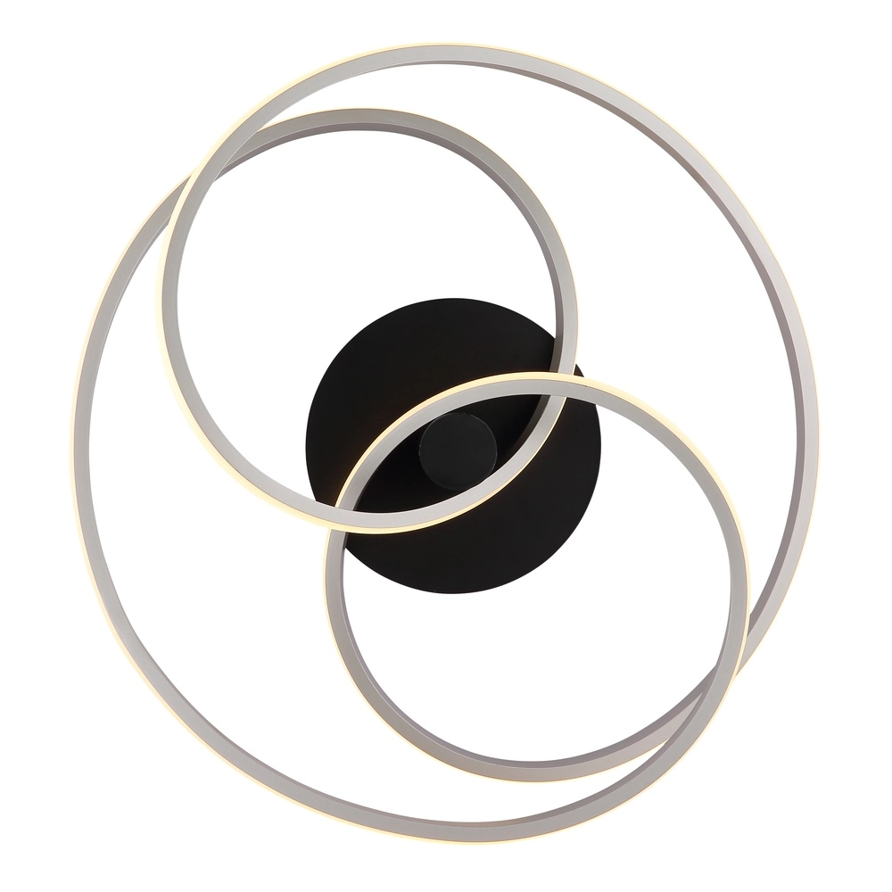 Moderne plafondlamp Glyxar zwart Globo 9007371453788