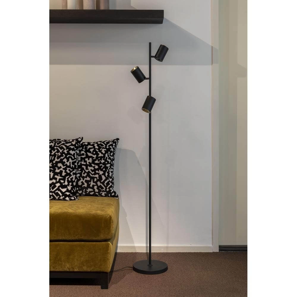 Vloerlamp Megano zwart 3-lichts Artdelight 8720701100671