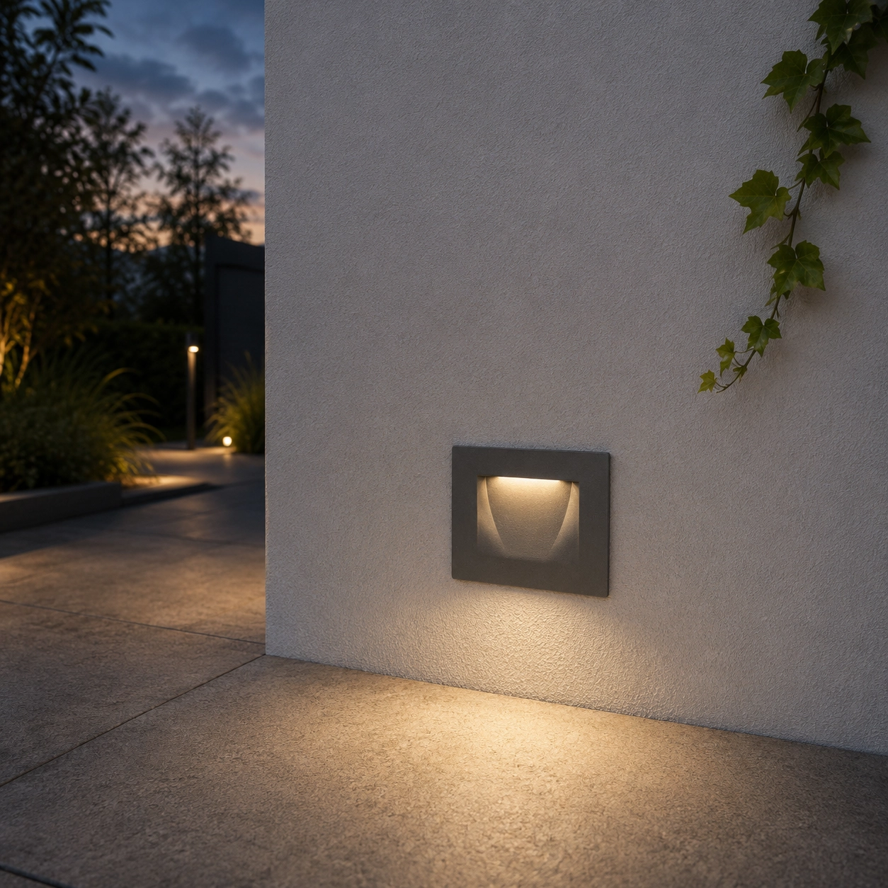 Inbouwlamp Krypton grijs 11cm