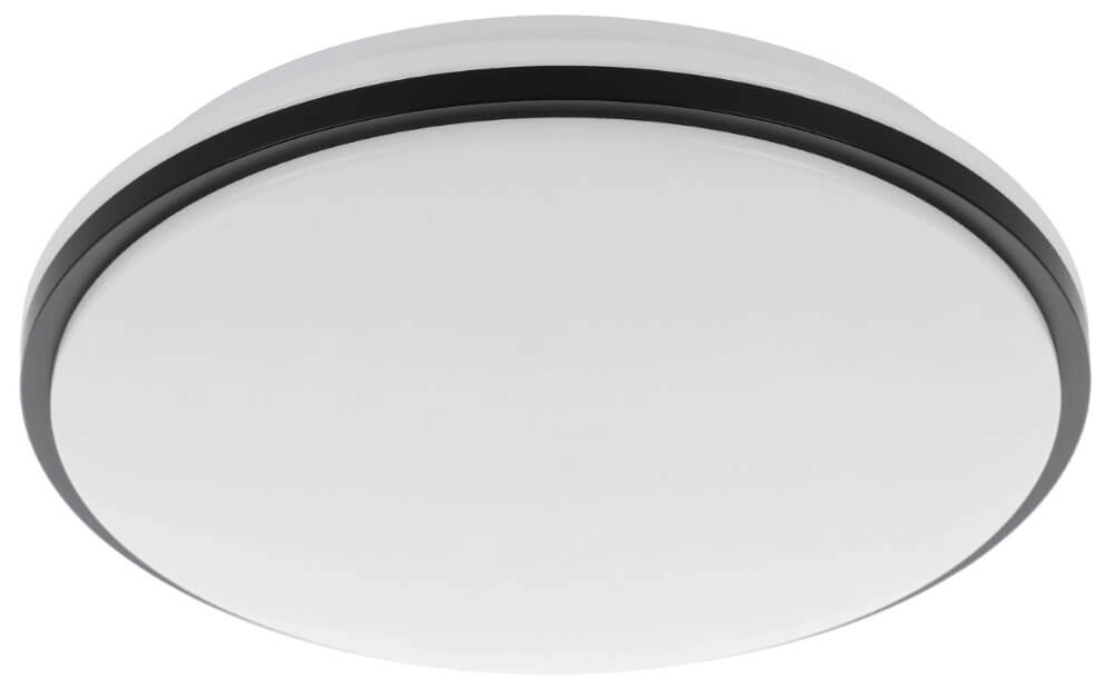 Badkamer plafondlamp Pinetto Ø 34cm - zwart Badkamer plafondlamp Pinetto Ø 34cm - zwart