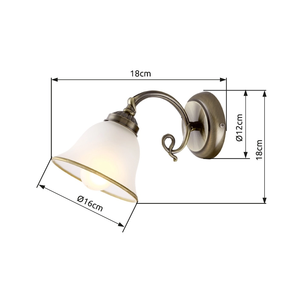 Wandlamp Odin enkel Globo 9007371303694