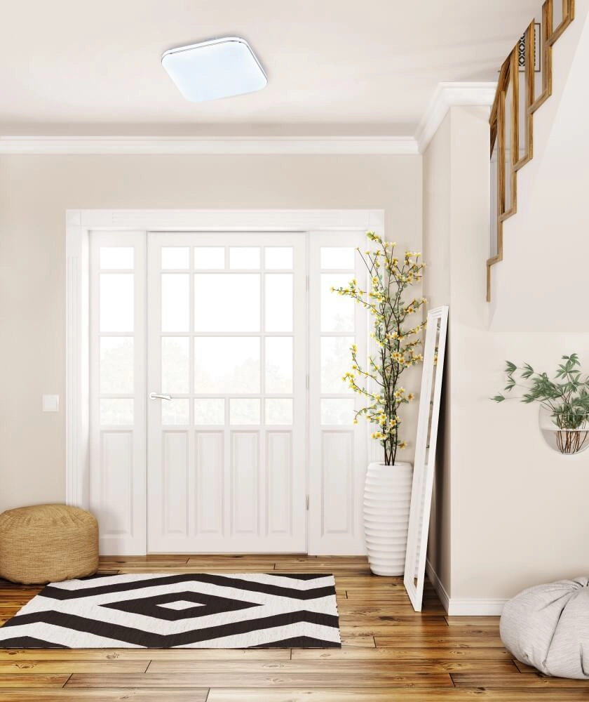 Vierkante led plafonnière Porto 17cm Fischer & Honsel 4003694211215