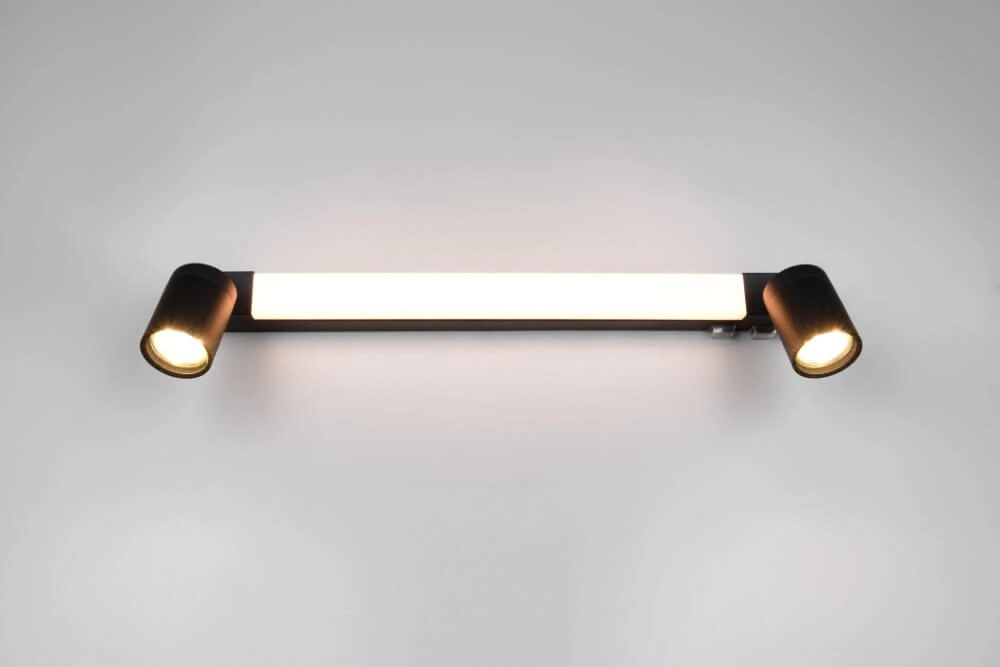 Spiegellamp Enrico 60cm - zwart Trio 4017807615630